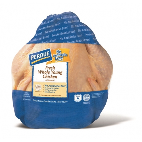 Chicken Perdue Whole Bagged Fryer Chicken