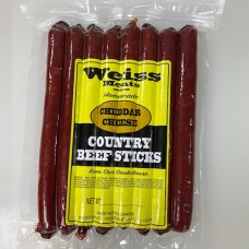   Weiss' Own Cheddar Cheese Country Beef Sticks