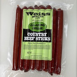   Weiss' Own Jalapeno Cheese Country Beef Sticks