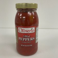 Sauces / Condiments: Oliverio Hot Peppers in Sauce