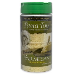 Sauces / Condiments: Pasta Too - Grated Parmesan