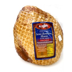    Ham: Albert's Whole Semi Boneless Ham 