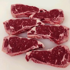      Beef: Choice New York Strip Section (Bone-in)