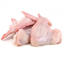 Poultry: Chicken Wings - Fresh Jumbo Whole Chicken Wings (10 lbs)
